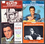 Collection of 20 Elvis Presley 45s with Picture Sleeves Incl. Suspicious Minds