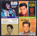 Collection of 20 Elvis Presley 45s with Picture Sleeves Incl. Suspicious Minds