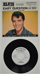 1965 Elvis Presley RCA Victor White Label “Not For Sale” 45 RPM Single “(Such an) Easy Question” / “It Feels So Right” with Picture Sleeve - <em>Tickle Me</em>