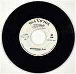 1967 Elvis Presley RCA Victor White Label “Not For Sale” 45 RPM Single “Fools Fall in Love” / “Indescribably Blue”