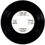 1957 Elvis Presley RCA Victor White Label “Not For Sale” 45 RPM EP  Too Much” / “Playing for Keeps” - (With Dinah Shore on the Reverse)