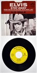 1968 Elvis Presley RCA Victor Yellow Label “Not For Sale” 45 RPM Single Stay Away” / “U.S. Male” - <em>Stay Away, Joe</em> - with Picture Sleeve