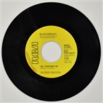 1972 Elvis Presley RCA Victor Yellow Label “Not For Sale” 45 RPM Single "He Touched Me” / “Bosom of Abraham"