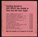 Three Variations of Elvis Presley's 1956 RCA 45 RPM Single “Love Me Tender” - Incl. Dark Pink, Light Pink and Green Sleeves