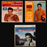 Group of Seven Elvis Presley RCA Victor 45 RPM EPs Incl. <em>Elvis Volume I</em> (EPA 992) and <em>Jailhouse Rock</em> (EPA-4114)