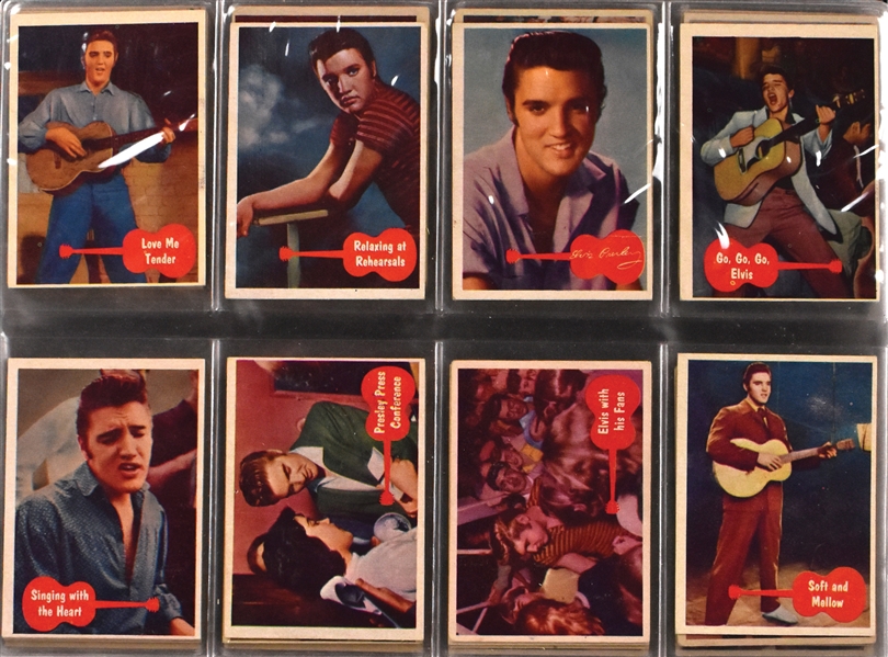 1956 Topps “Elvis Presley” Complete Set (66) Plus 1978 Donruss “Elvis Presley” Complete Set (66)
