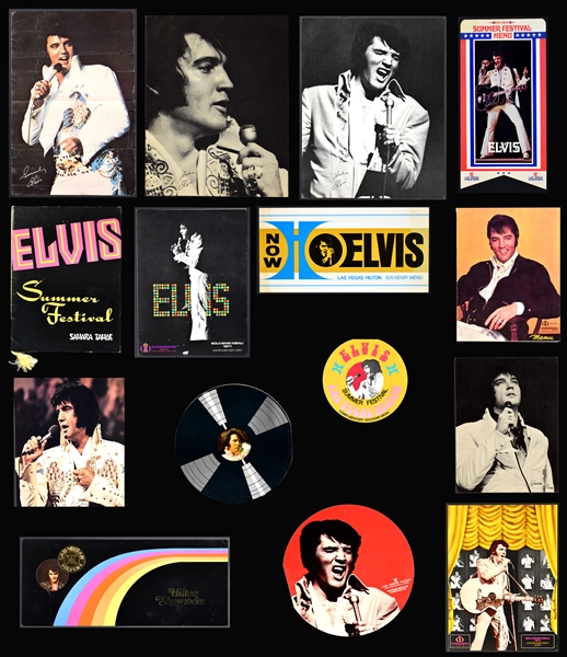Elvis Presley Las Vegas and Sahara Tahoe Concert Menus (15)