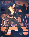 1971/1972 Elvis Presley Promotional Poster - “Sincerely Elvis” in His “Cisco Kid” Jumpsuit - All Star Shows