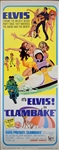 1967 <em>Clambake</em> Insert Movie Poster – Starring Elvis Presley and Shelley Fabares