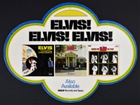 1975 RCA Record Store Ceiling Hanger Promoting Elvis Presley’s Album <em>Promised Land</em> and Several Earlier Releases