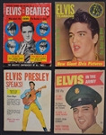 Elvis Presley 1950's -1970's Magazine Collection of 64 Different Incl. <em>Elvis Presley Speaks</em> and <em>Official Elvis Presley Album</em>