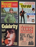 Elvis Presley 1950's -1970's Magazine Collection of 64 Different Incl. <em>Elvis Presley Speaks</em> and <em>Official Elvis Presley Album</em>