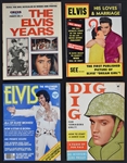 Elvis Presley 1950's -1970's Magazine Collection of 64 Different Incl. <em>Elvis Presley Speaks</em> and <em>Official Elvis Presley Album</em>
