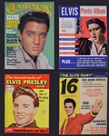 Elvis Presley 1950's -1970's Magazine Collection of 64 Different Incl. <em>Elvis Presley Speaks</em> and <em>Official Elvis Presley Album</em>