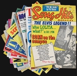 Elvis Presley 1950's -1970's Magazine Collection of 64 Different Incl. <em>Elvis Presley Speaks</em> and <em>Official Elvis Presley Album</em>