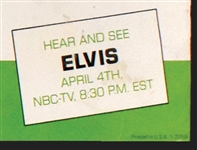 1973 RCA Victor Elvis <em>Aloha From Hawaii Via Satellite</em> Original Unused Record Store Banner