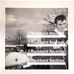 1956 Elvis Presley Signed Autograph Book Page with Two Period Photographs (One Showing Him Signing!!) (BAS)