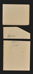 1981 Freddie Mercury Cut Signature (BAS)