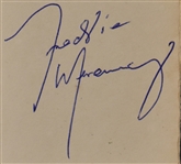 1981 Freddie Mercury Cut Signature (BAS)