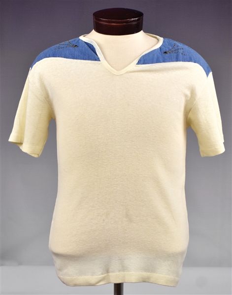 1958 Elvis Presley Owned Pullover Sport Shirt from His Time in Basic Training – From The Eddie Fadal Estate