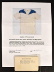 1958 Elvis Presley Owned Pullover Sport Shirt from His Time in Basic Training – From The Eddie Fadal Estate