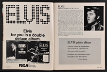 Elvis Presley Houston Livestock Show and Rodeo Archive with 1970 Badge and Program, 1974 Concert Brochure, 1970 and 1976 Photographs and Other Ephemera (13 Pieces)