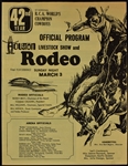 Elvis Presley Houston Livestock Show and Rodeo Archive with 1970 Badge and Program, 1974 Concert Brochure, 1970 and 1976 Photographs and Other Ephemera (13 Pieces)