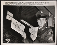 1958-60 Elvis Presley U.S. Army Collection Incl. Spectacular 8x10 Photo, Telegram and Other Photographs and Ephemera (17 Pieces Total)
