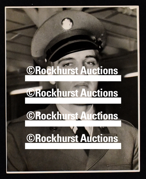 1958-60 Elvis Presley U.S. Army Collection Incl. Spectacular 8x10 Photo, Telegram and Other Photographs and Ephemera (17 Pieces Total)