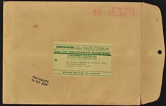 1974 Group of Six 8x10 Newspaper Photos of Elvis Presley in Concert from Columbus, OH with Original Mailing Envelope