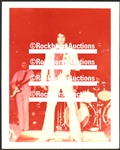 1972 Group of Seven Original Polaroid Photographs from Elvis Presley Concert on April 15, 1972, in Macon, Georgia