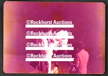 1977 Group of Eight Original Photographs from Elvis Presley Concert on April 24, 1977, in Ann Arbor, Michigan Plus Ticket Stub 