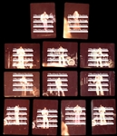 1974 Group of 26 35mm Slides and 14 Photographs of Elvis Presley EVENING Concert on October 6, 1974, in Dayton, OH