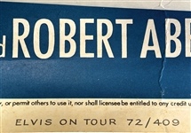 1972 <em>Elvis on Tour</em> 40 X 60 Movie Poster – Lesser Seen Over-Sized Poster