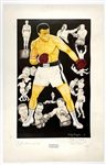 Muhammad Ali Signed Limited Edition Print by Paddy Monaghan (20/850) - “The Peoples Champion”