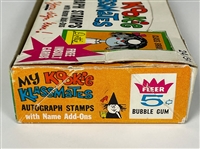 1968 Fleer “My Kookie Klassmates” Complete Wax Box with 24 Unopened Packs