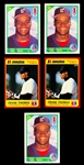 1990-91 Score and Jimmy Dean Frank Thomas Rookie Card Collection (8) Including SGC-Graded Cards (3)