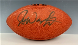 Joe Washington Signed Silver Football Cleat and Signed Wilson NFL Football (BAS)