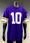 Frank Tarkenton HOF 86 Signed Minnesota Vikings Jersey (BAS)