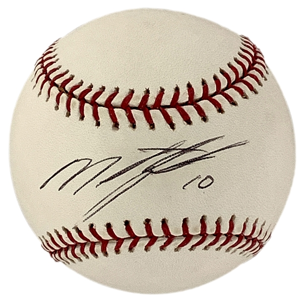 Miguel Tejada Single Signed Baseball (BAS)