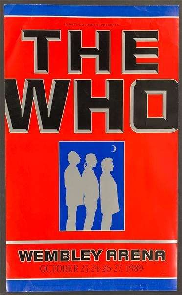 1989 The Who Wembley Arena Concert Poster