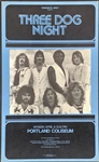 1974 Three Dog Night Concert Poster (Concerts West) – Portland Coliseum