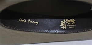 Elvis Presley Owned and Monogrammed “Nudies” Stetson Hat - Created for Film Use