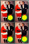 Group of 44 Elvis Presley 1965 “Elvis and The Colonel” Christmas Postcards – with The Colonel in the Santa Suit!