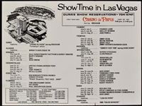 1969 News Service Photo of Elvis Presley - Announcing Opening at The International Hotel! Plus 1969 Vegas Brochure