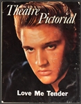 1956 <em>Love Me Tender Theatre Pictorial</em> Movie Program - Rarely Seen Example - Plus Period Newspaper Ads for the Film