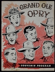 1955 <em>Grand Ole Opry</em> Souvenir Concert Program Featuring Elvis Presley