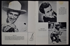 1955 <em>Grand Ole Opry</em> Souvenir Concert Program Featuring Elvis Presley