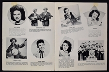 1955 <em>Grand Ole Opry</em> Souvenir Concert Program Featuring Elvis Presley