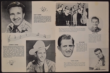 1955 <em>Grand Ole Opry</em> Souvenir Concert Program Featuring Elvis Presley